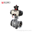 Valvola a sfera montata su trunnion pneumatica WCB